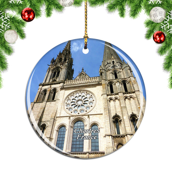 France Chartres Cathedral Christmas Ornament