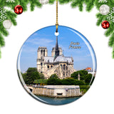 France Cite Island Paris Christmas Ornament