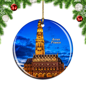 France Grand Place Arras Christmas Ornament