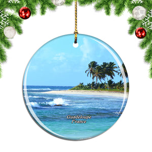 France Guadeloupe Christmas Ornament