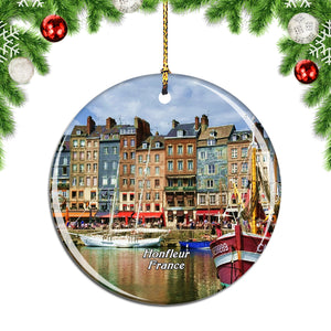 France Honfleur Christmas Ornament