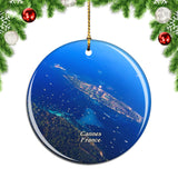 France Lerins Islands Cannes Christmas Ornament