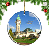 France Limoges Railway Station Christmas Ornament