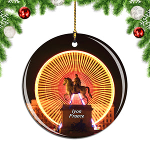 France Lyon Christmas Ornament