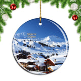 France Megeve Christmas Ornament