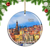 France Menton Christmas Ornament