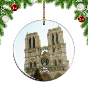 France Notre Dame de Paris Christmas Ornament