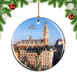 France Old Town Lille Christmas Ornament