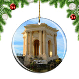 France Peyrou Montpellier Christmas Ornament