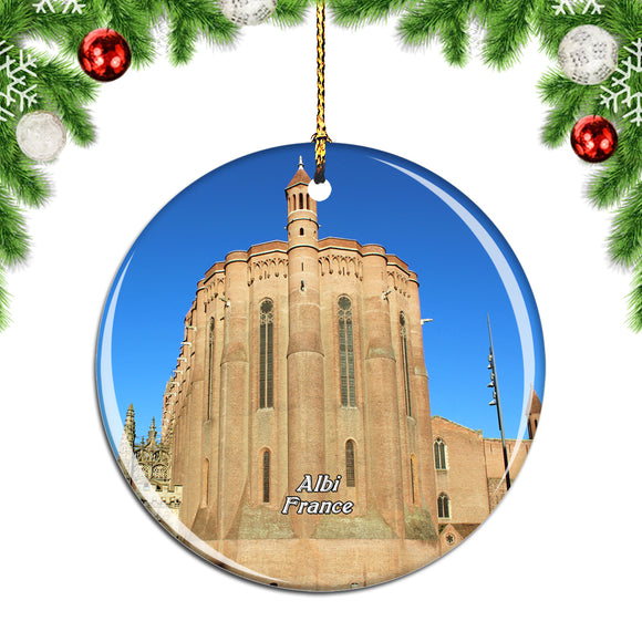 France Sainte-Cecile Cathedral Albi Christmas Ornament