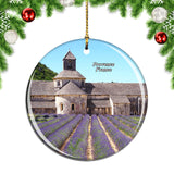 France Senanque Monastery Provence Christmas Ornament