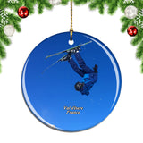 France Ski Val d'Isere Christmas Ornament