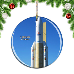 France Space City Toulouse Christmas Ornament