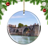 France The bridge of Avignon Christmas Ornament