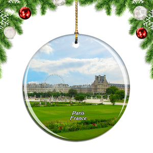 France Tuileries Garden Paris Christmas Ornament