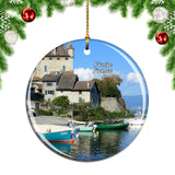 France Yvoire Christmas Ornament