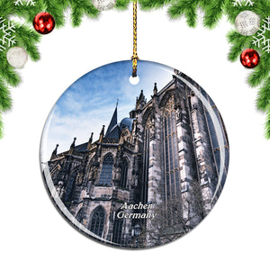 Germany Aachen Cathedral Christmas Ornament