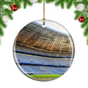 Germany Allianz Arena Munich Christmas Ornament