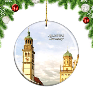 Germany Augsburg Town Hall Christmas Ornament