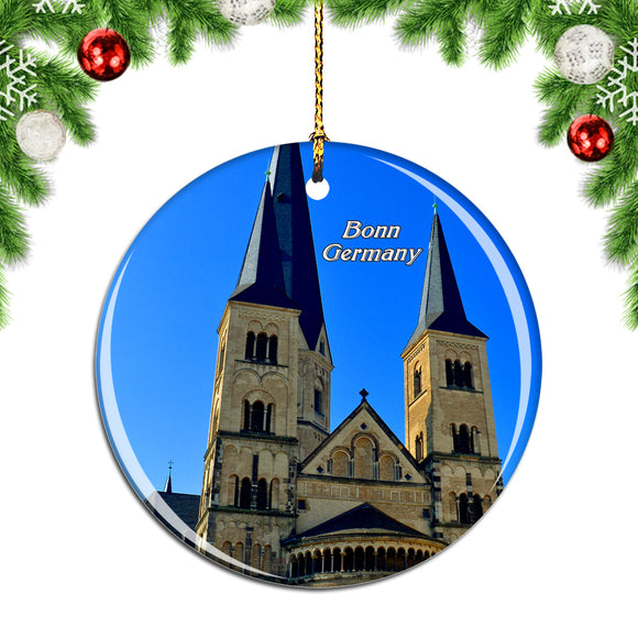 Germany Bonn Cathedral Christmas Ornament