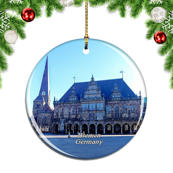 Germany Bremen Town Hall Bremen Christmas Ornament