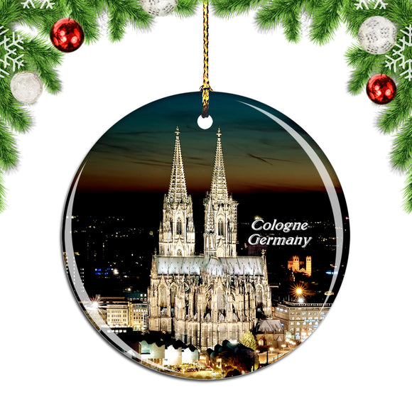 Germany Cologne Cathedral Christmas Ornament