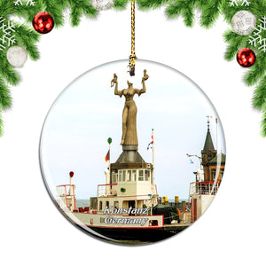 Germany Constance Harbour Konstanz Christmas Ornament