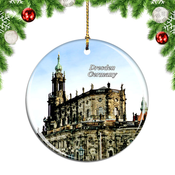 Germany Dresden Castle Christmas Ornament