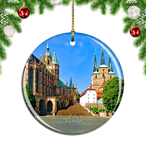 Germany Erfurt Cathedral Christmas Ornament