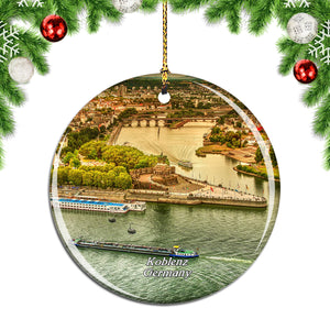 Germany German Corner Koblenz Christmas Ornament