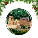 Germany Heidelberg Castle Christmas Ornament