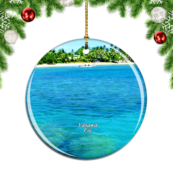 Yasawa Island Fiji Christmas Ornament