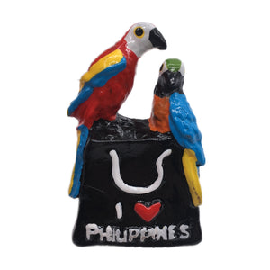 Parrot Philippines Fridge Magnet 3D Resin