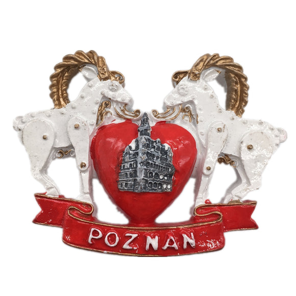 Poznan Poland Fridge Magnet 3D Resin