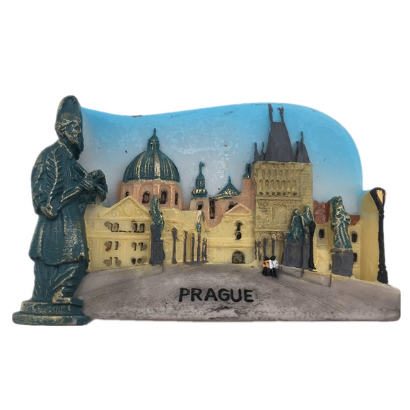 Charles Bridge Prague Czech Fridge Magnet 3D Resin