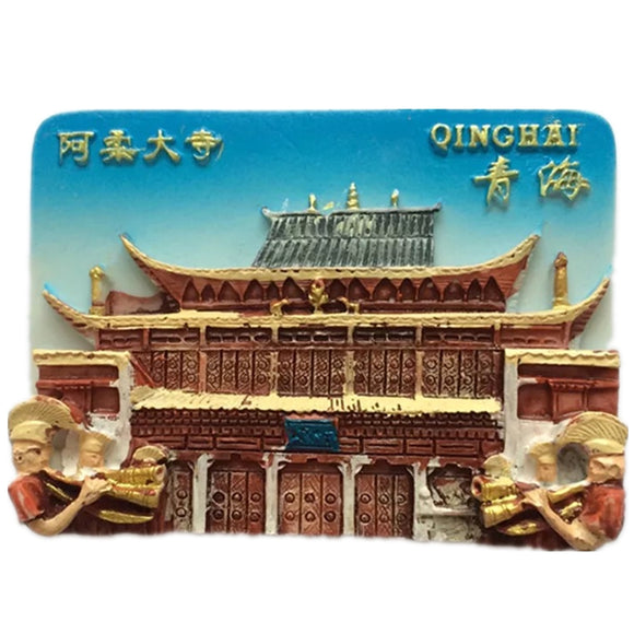 Qinghai China Fridge Magnet 3D Resin