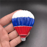 Flag Balloon Russia Fridge Magnet 3D Resin