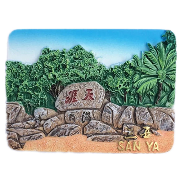 Sanya China Fridge Magnet 3D Resin