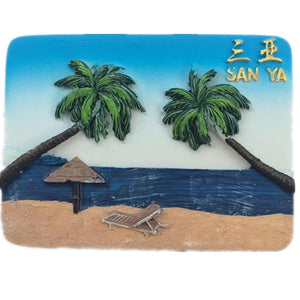 Sanya China Fridge Magnet 3D Resin