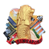 Merlion Singapore Fridge Magnet 3D Resin