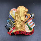 Merlion Singapore Fridge Magnet 3D Resin