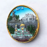 Sofia Bulgaria Fridge Magnet 3D Resin