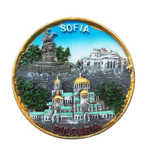 Sofia Bulgaria Fridge Magnet 3D Resin