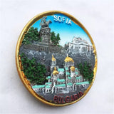 Sofia Bulgaria Fridge Magnet 3D Resin