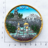 Sofia Bulgaria Fridge Magnet 3D Resin