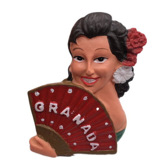 Granada Spain Fridge Magnet 3D Resin