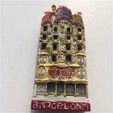 Casa Batllo Barcelona Spain Fridge Magnet 3D Resin