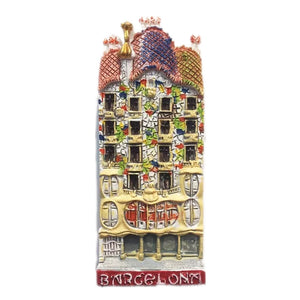 Casa Batllo Barcelona Spain Fridge Magnet 3D Resin