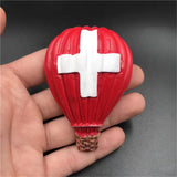 Flag Balloon Switzerland Fridge Magnet 3D Resin