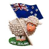 Flag Sheep New Zealand Fridge Magnet 3D Resin